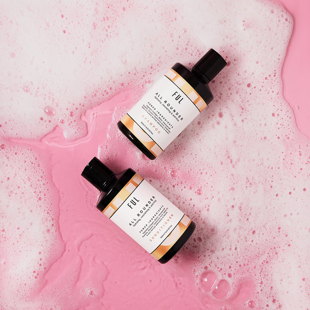 FUL, FUL London, How To Use Conditioner And Shampoo, Conditioner, Shampoo, FUL All Rounder, FUL Shampoo, FUL Conditioner, FUL All Rounder Shampoo, FUL All Rounder Conditioner