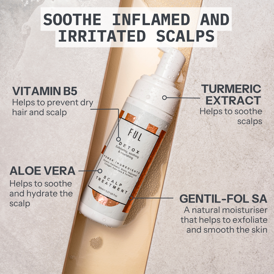 FUL Detox Scalp Treatment 150ml– Relief for Dry, Flaky or Itchy Scalps | Clarifying & Hydrating