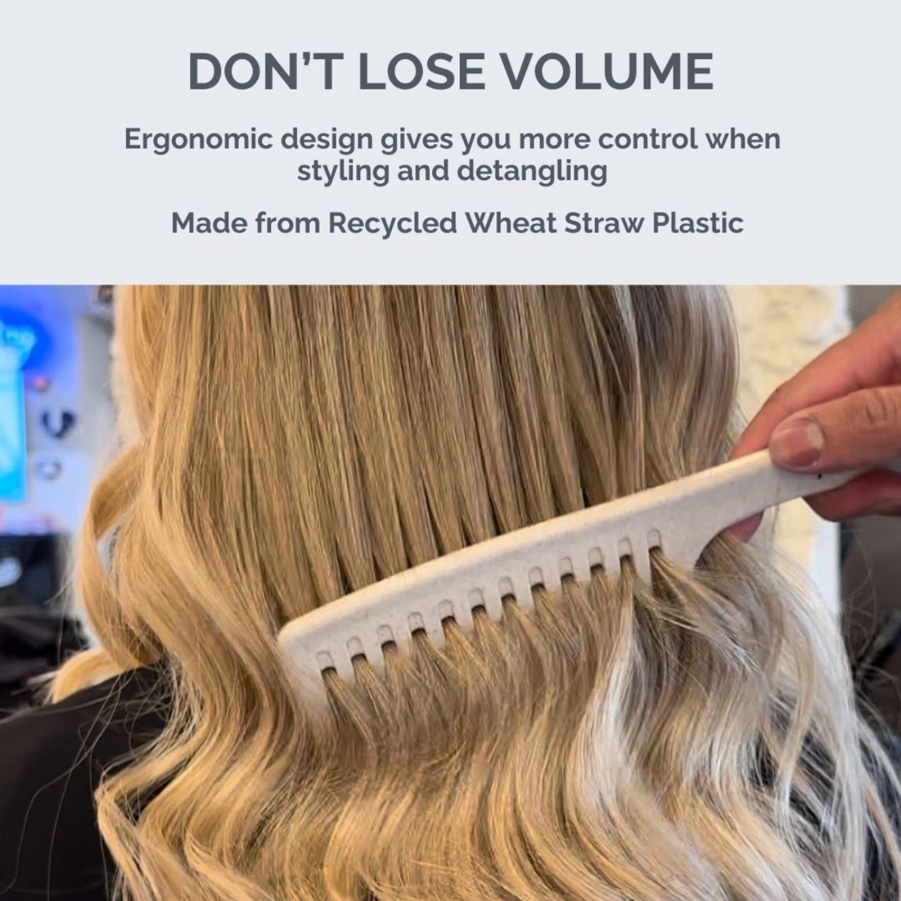 FUL Wide Tooth Comb – Tangle-Free Detangling for Wet, Curly, Wavy & Frizzy Hair