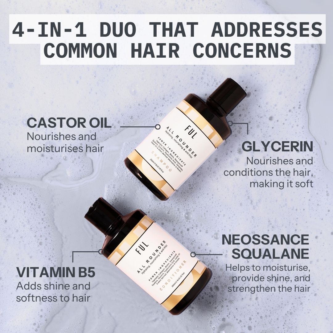 All Rounder Shampoo & Conditioner Set