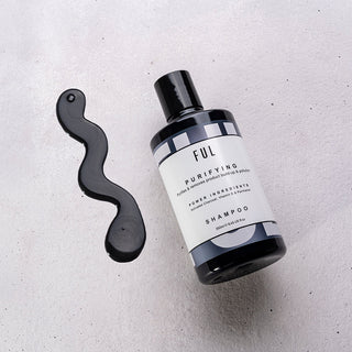 FUL, FUL London, Greasy Hair, Oily Hair, Charcoal Shampoo, Purifying Shampoo, FUL Charcoal Purifying Shampoo, FUL Purifying Charcoal Shampoo, FUL All Rounder Conditioner