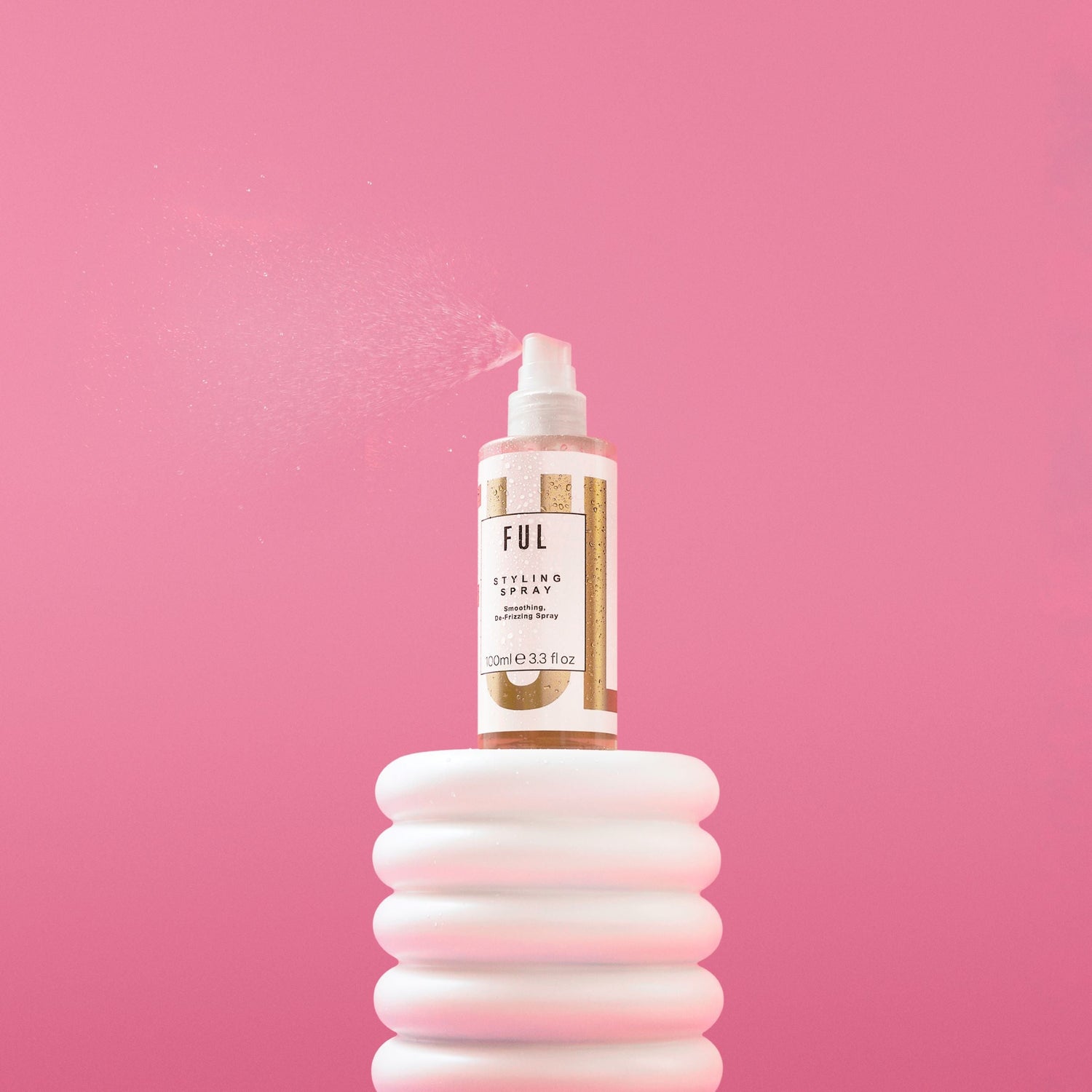 FUL, FUL London, FUL Styling Spray, FUL Hyaluronic Acid Hair Serum, Flyaways, The Perfect Duo To Help Tame Flyaways