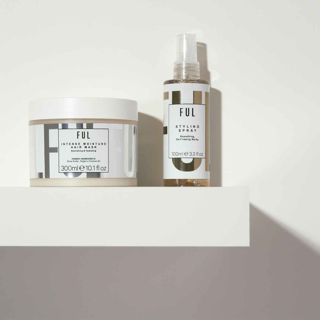 FUL Intense Moisture Hair Mask, FUL Hair Mask, FUL London Intense Moisture Hair Mask, FUL Styling Spray, FUL London Styling Spray, Styling Spray, FUL London Hair Mask, FUL London, Hair Mask, FUL, pH, pH Formula, pH Balanced, pH Balanced Formula