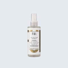 Ful styling spray bottle on a white background