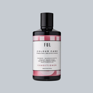 Bottle of FUL Colour Care Conditioner on a gray background