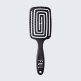 FUL Black Vented Hair Brush – Fast Blowdry Detangler with Anti-Static, Frizz Control Design
