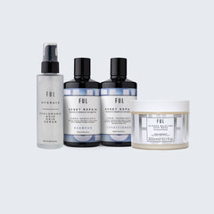FUL hair care product set on a light gray background