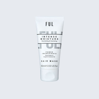 FUL Intense Moisture hair mask tube on a light gray background